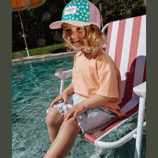 Casquette Enfant Trucker Motif Fleuri Garden Joy