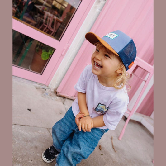 Casquette Trucker Mini Marine pour Enfants et Bébés