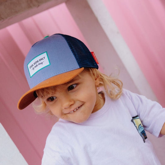 Casquette Trucker Mini Marine pour Enfants et Bébés