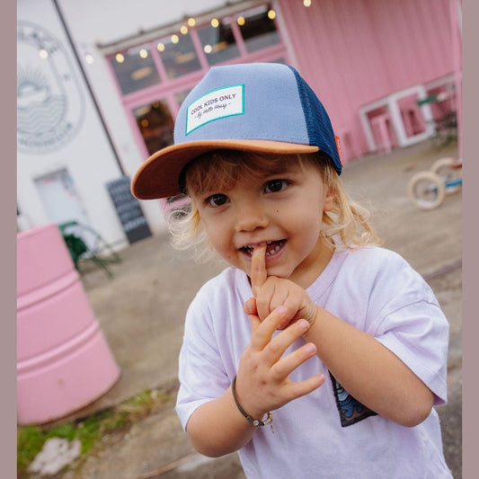Casquette Trucker Mini Marine pour Enfants et Bébés