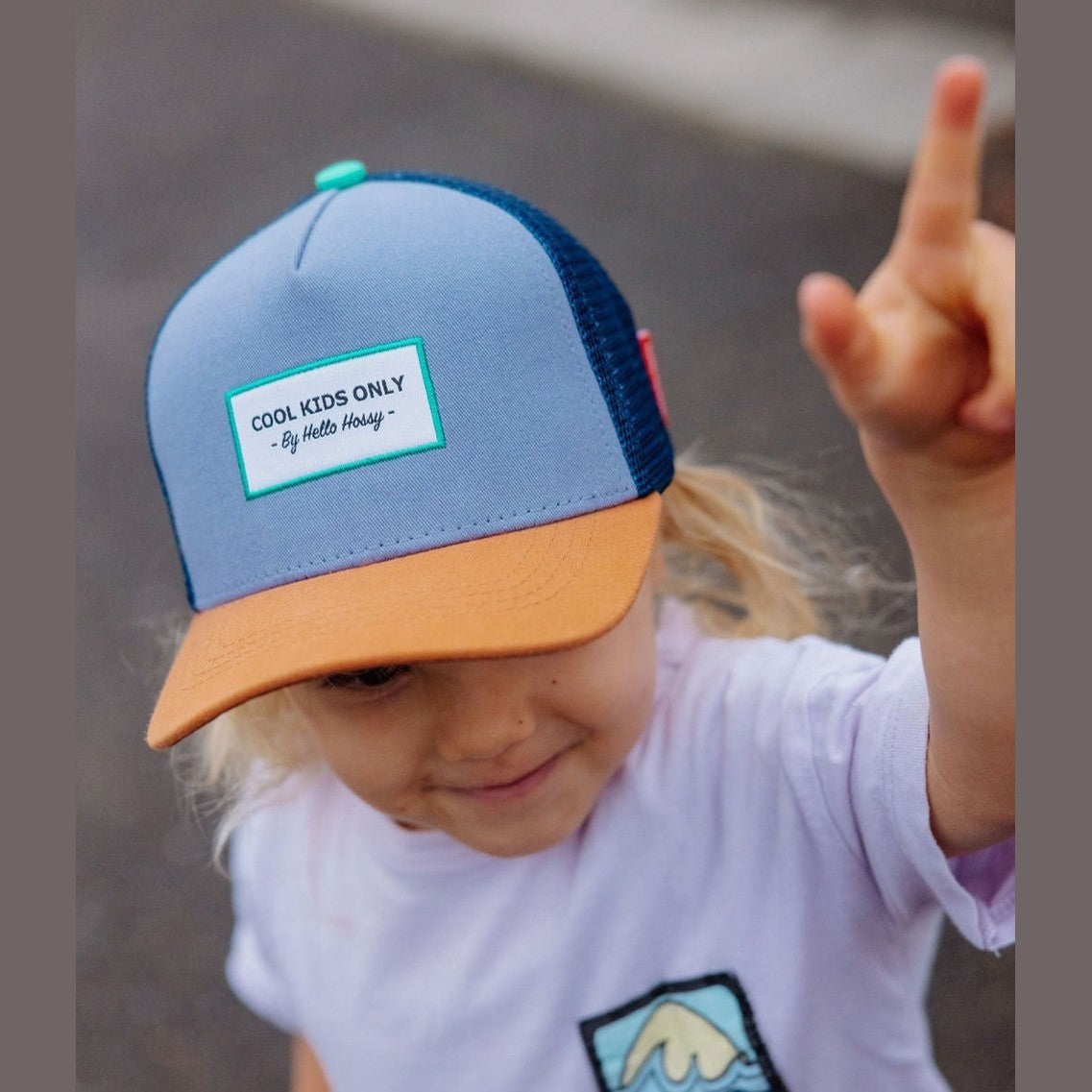 Casquette Trucker Mini Marine pour Enfants et Bébés
