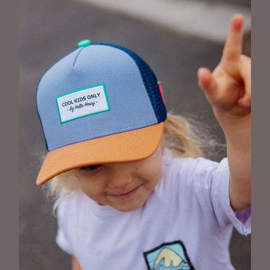 Casquette Trucker Mini Marine pour Enfants et Bébés