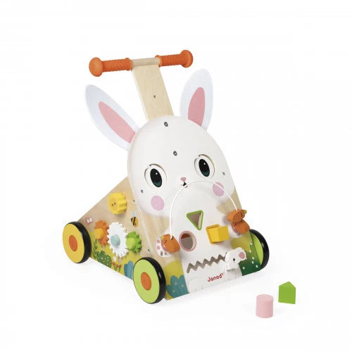 Chariot Multi-Activités Lapin en bois
