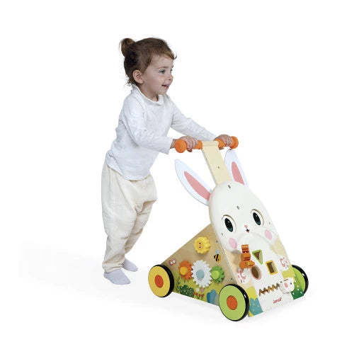 Chariot Multi-Activités Lapin en bois