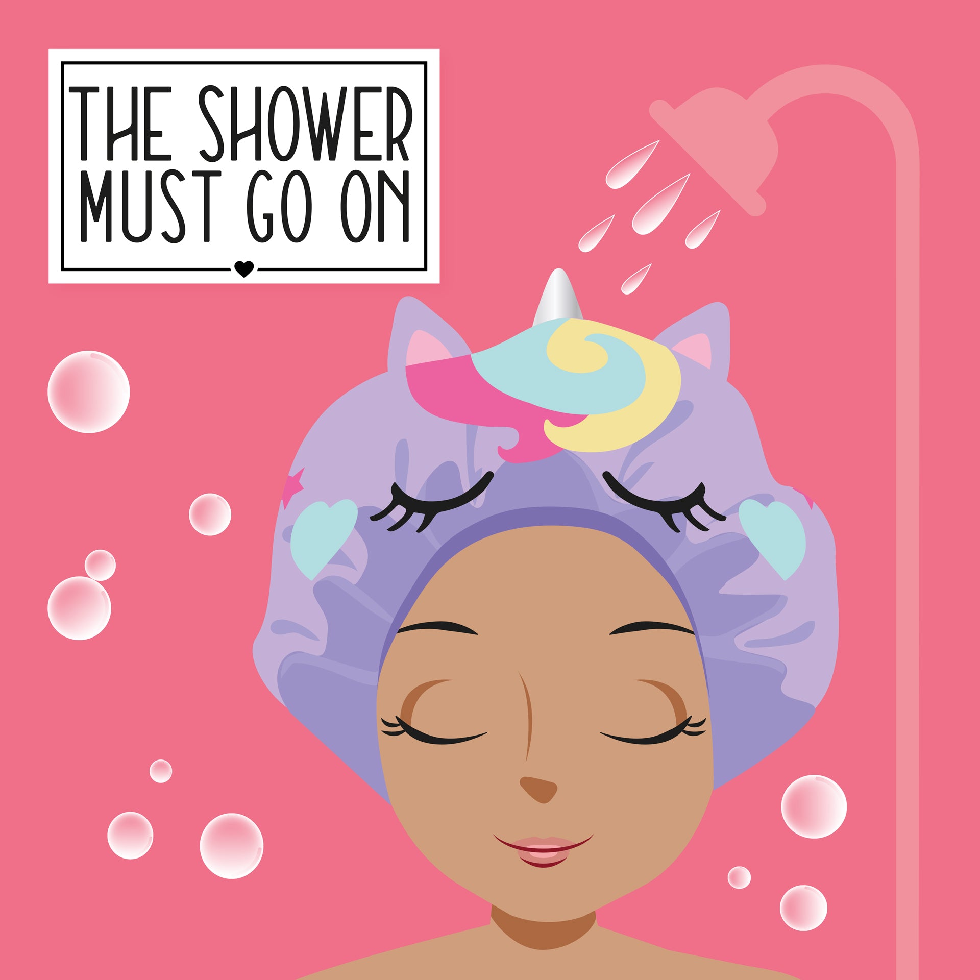 Charlotte de Douche Licorne - The Shower Must Go On