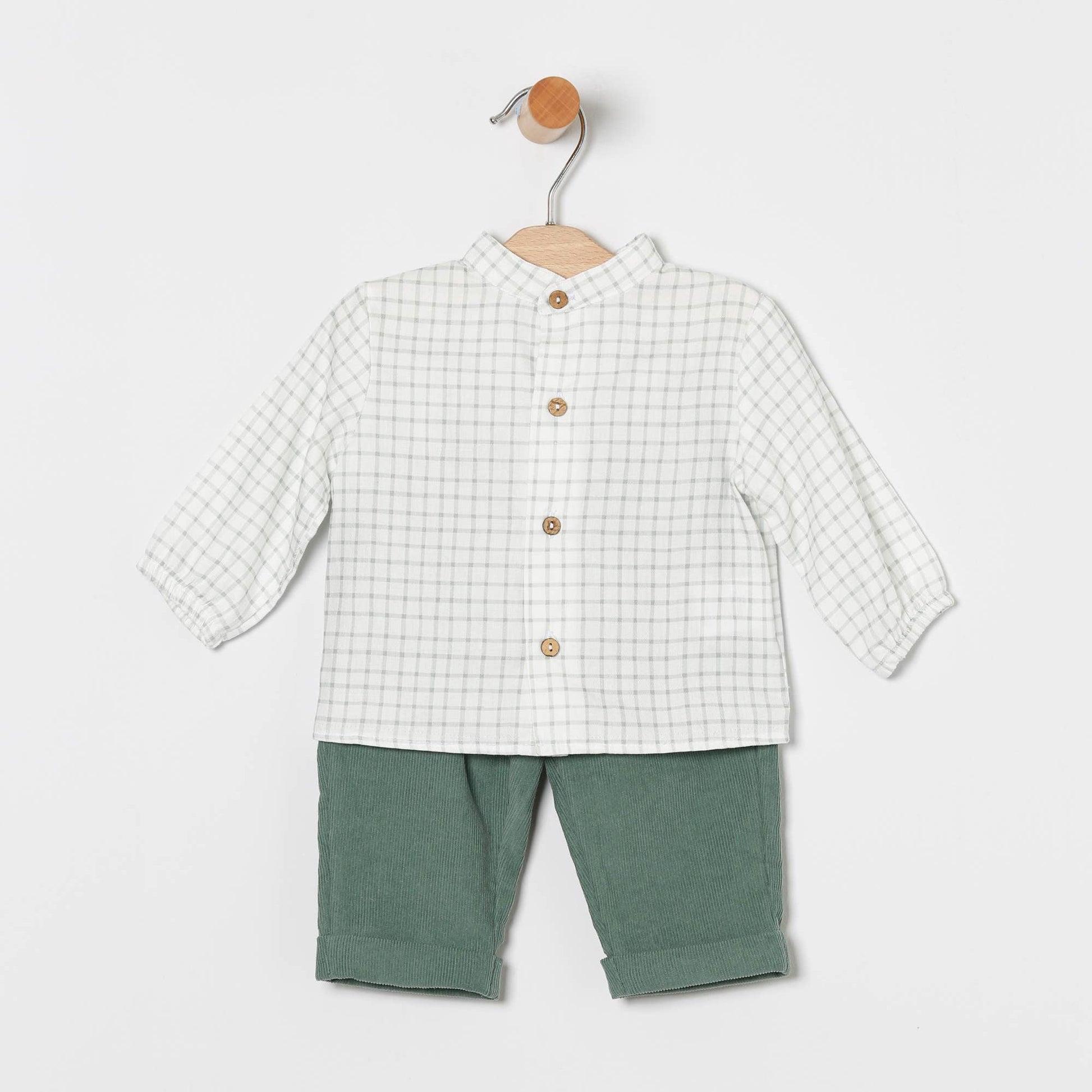 Chemise + Pantalon Velours côtelé