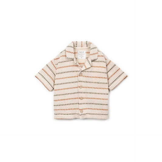 Chemise en maille rayée