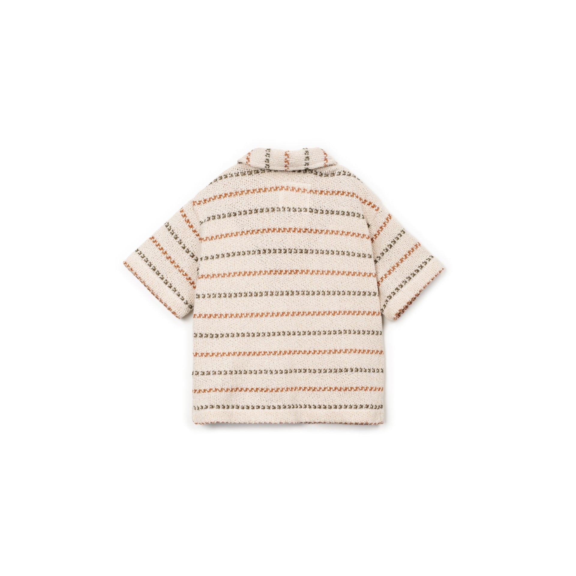 Chemise en maille rayée