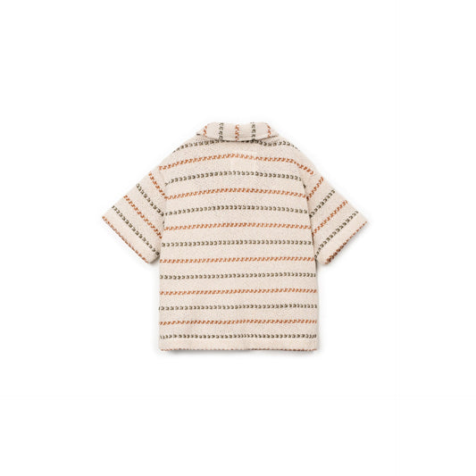 Chemise en maille rayée