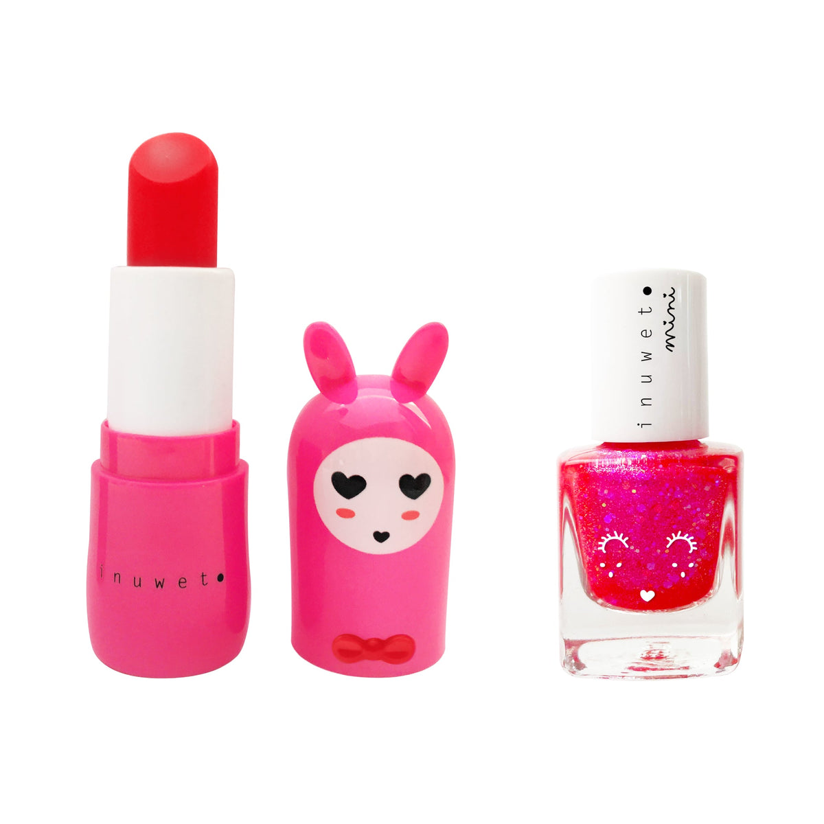 Coffret Fuchsia duo baume à lèvres et vernis à l'eau