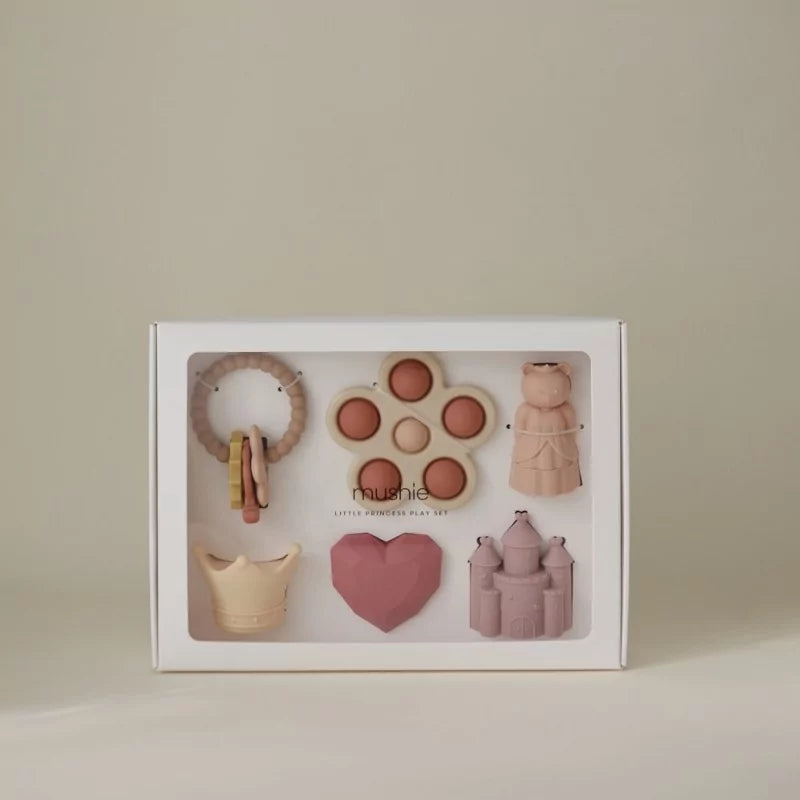 MUSHIES Little Princess play set box with clear window showing contents