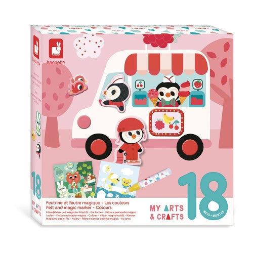 JANOD Feutrine et Feutre magique craft box with ice cream truck design