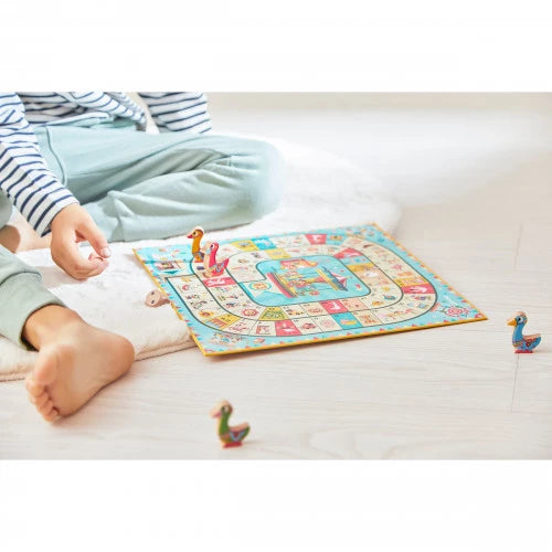 Coffret multi jeux carrousel bois et carton