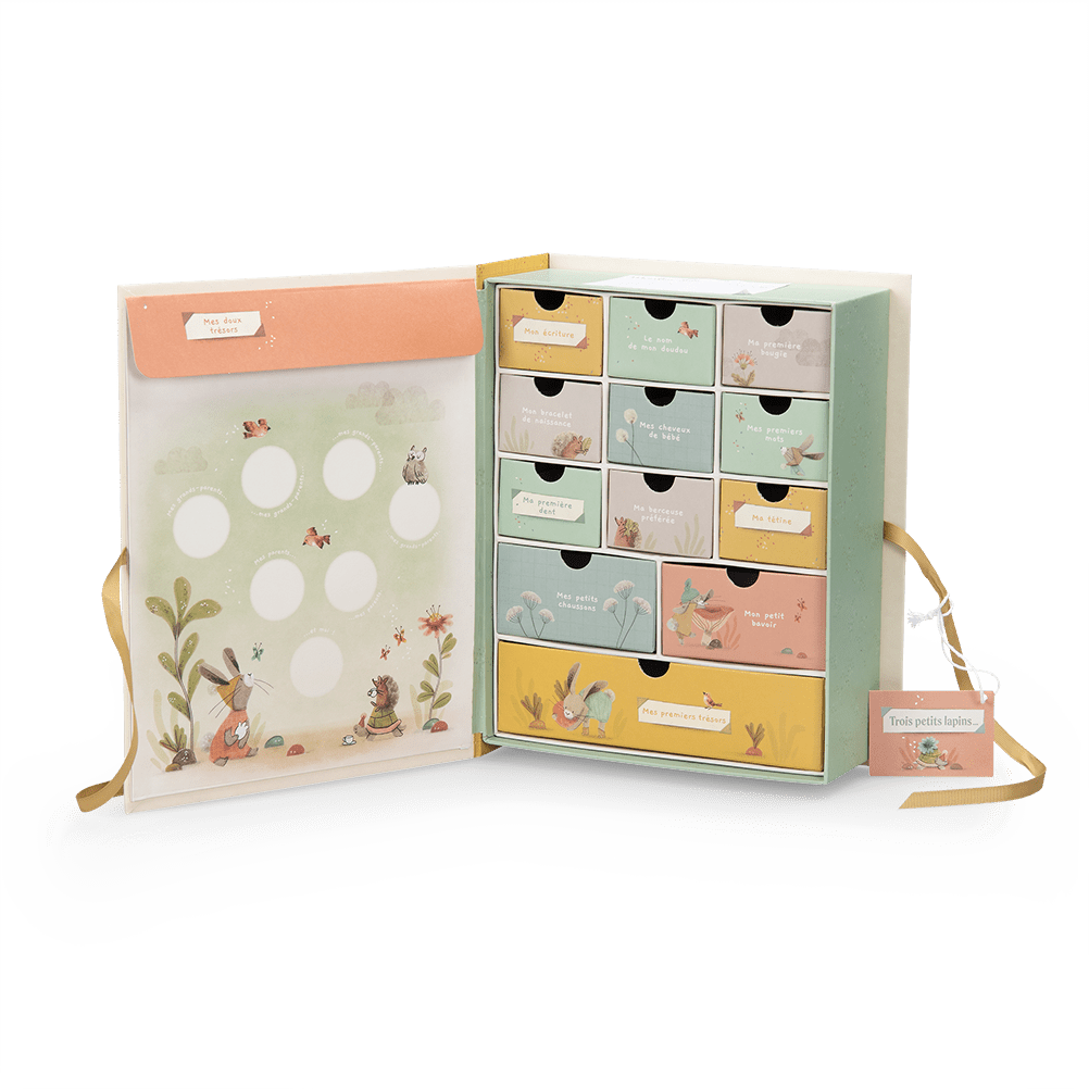 Coffret naissance Trois petits lapins