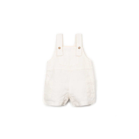 Combinaison en lin avec bretelles ajustables