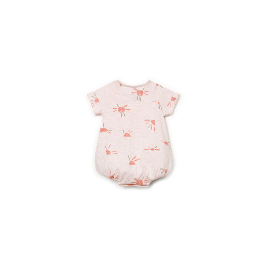COMBINAISON EN JERSEY FLAMMÉ IMPRIMÉE FLORAL