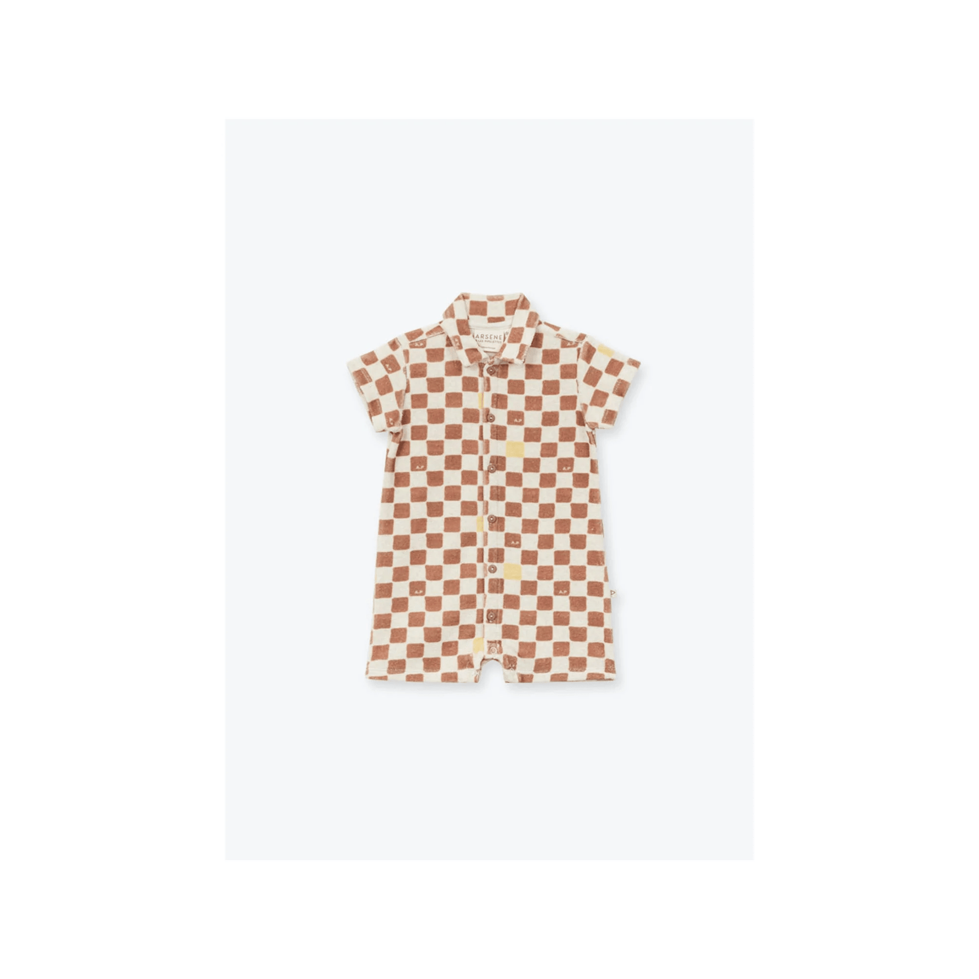 Combishort Éponge Damier
