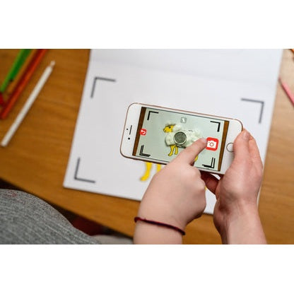 BlinkBook Le Cahier de Dessin Animé Les Comptines de la ferme