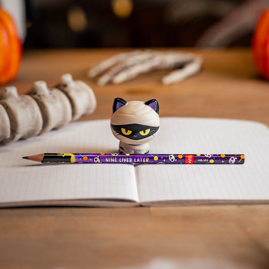 Crayon avec anti-stress Kitty Halloween