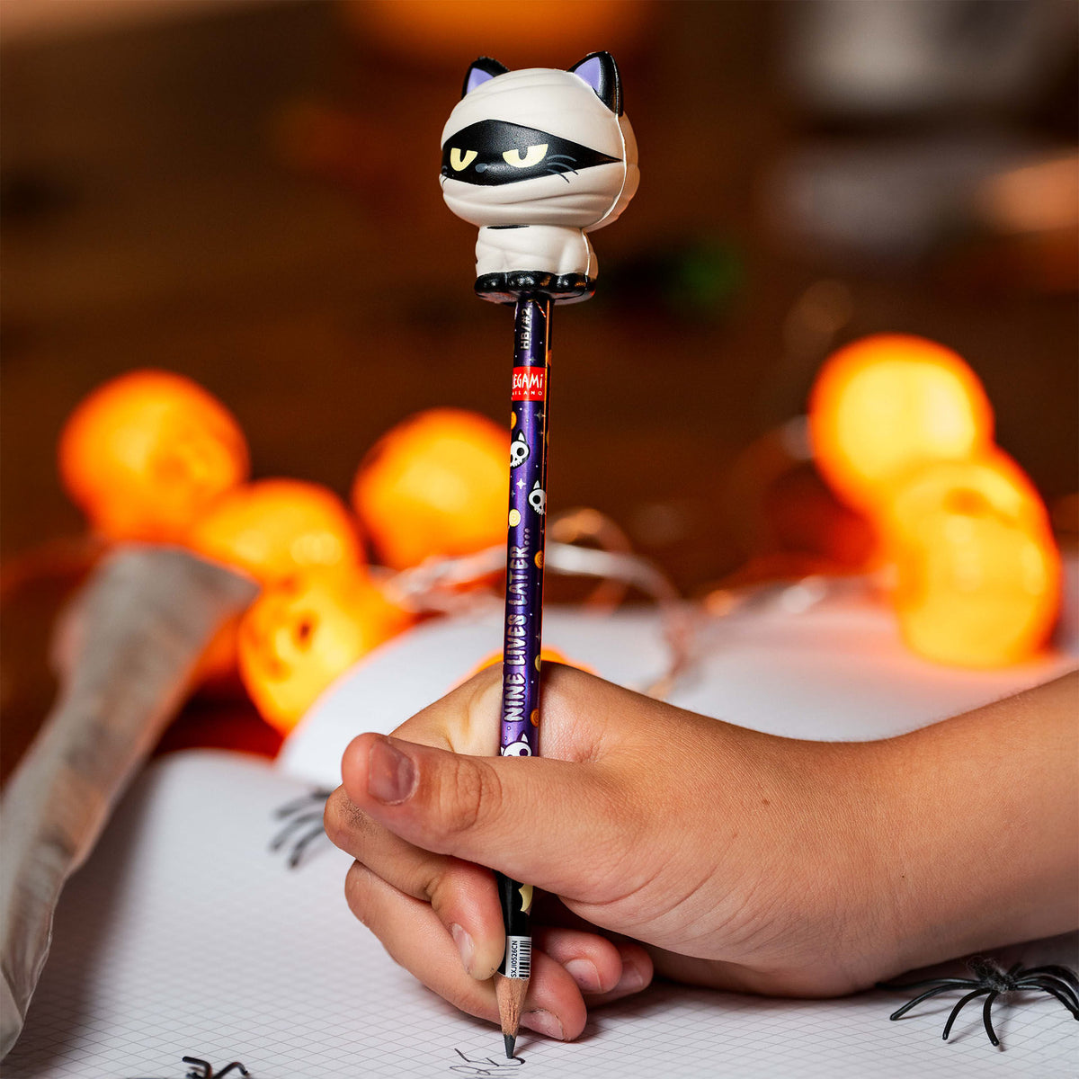 Crayon avec anti-stress Kitty Halloween