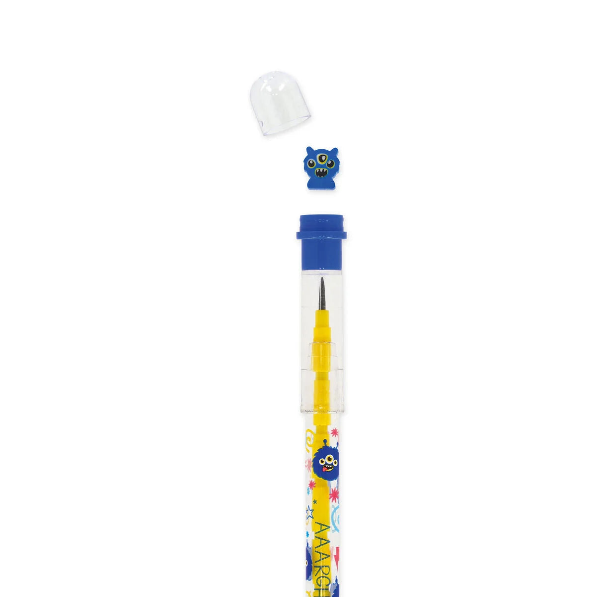 Crayons Empilables avec Gomme Monstre - Take a Tip