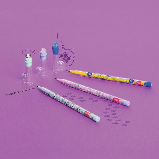 Crayons Empilables avec Gomme Monstre - Take a Tip