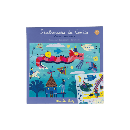 Décalcomanies Les comètes filantes