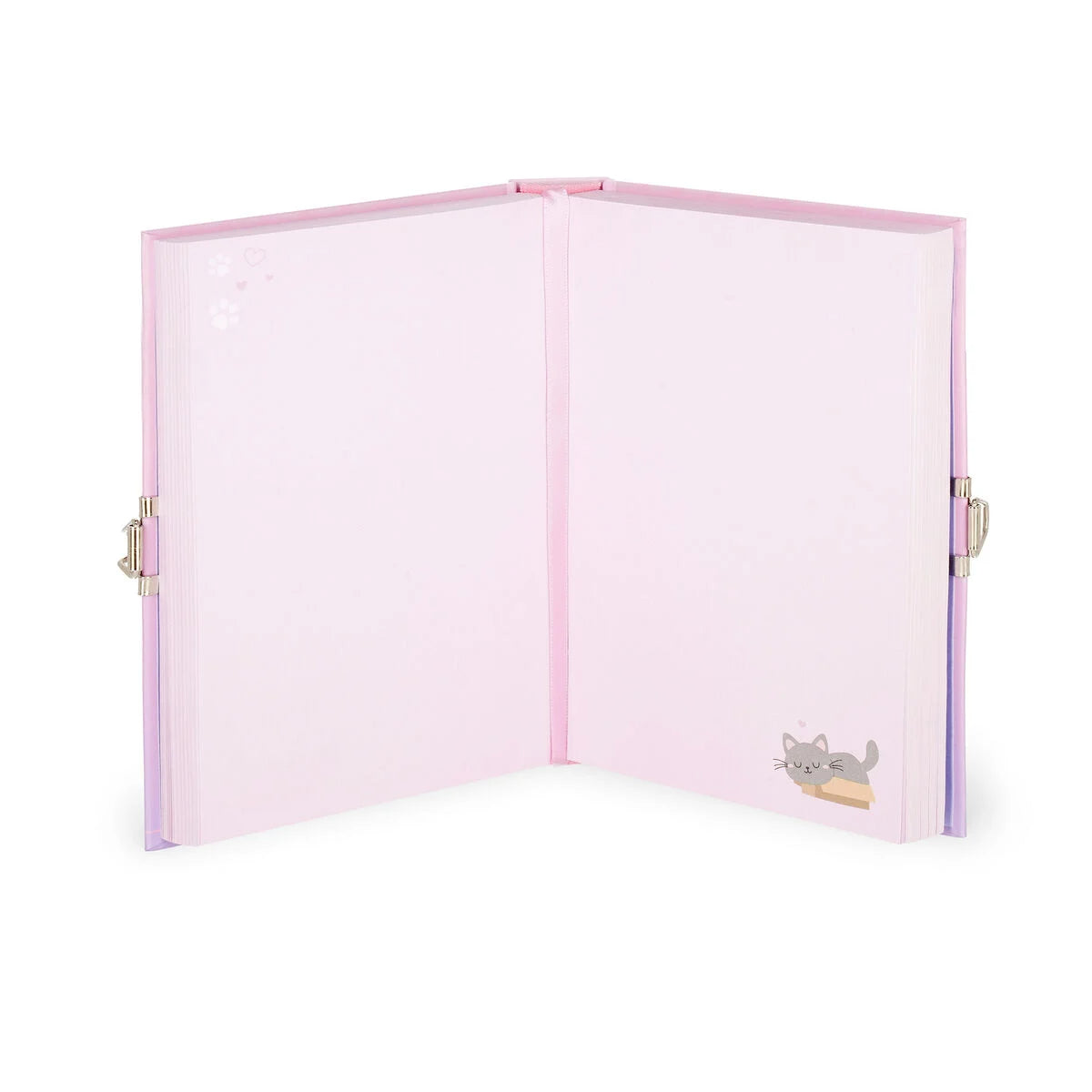 Journal Intime avec Couverture Rigide Illustrée et Cadenas - Chat - My Secret Diary