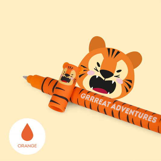 Stylo à Encre Gel Effaçable Tigre « Grrreat Adventure » - Erasable Pen