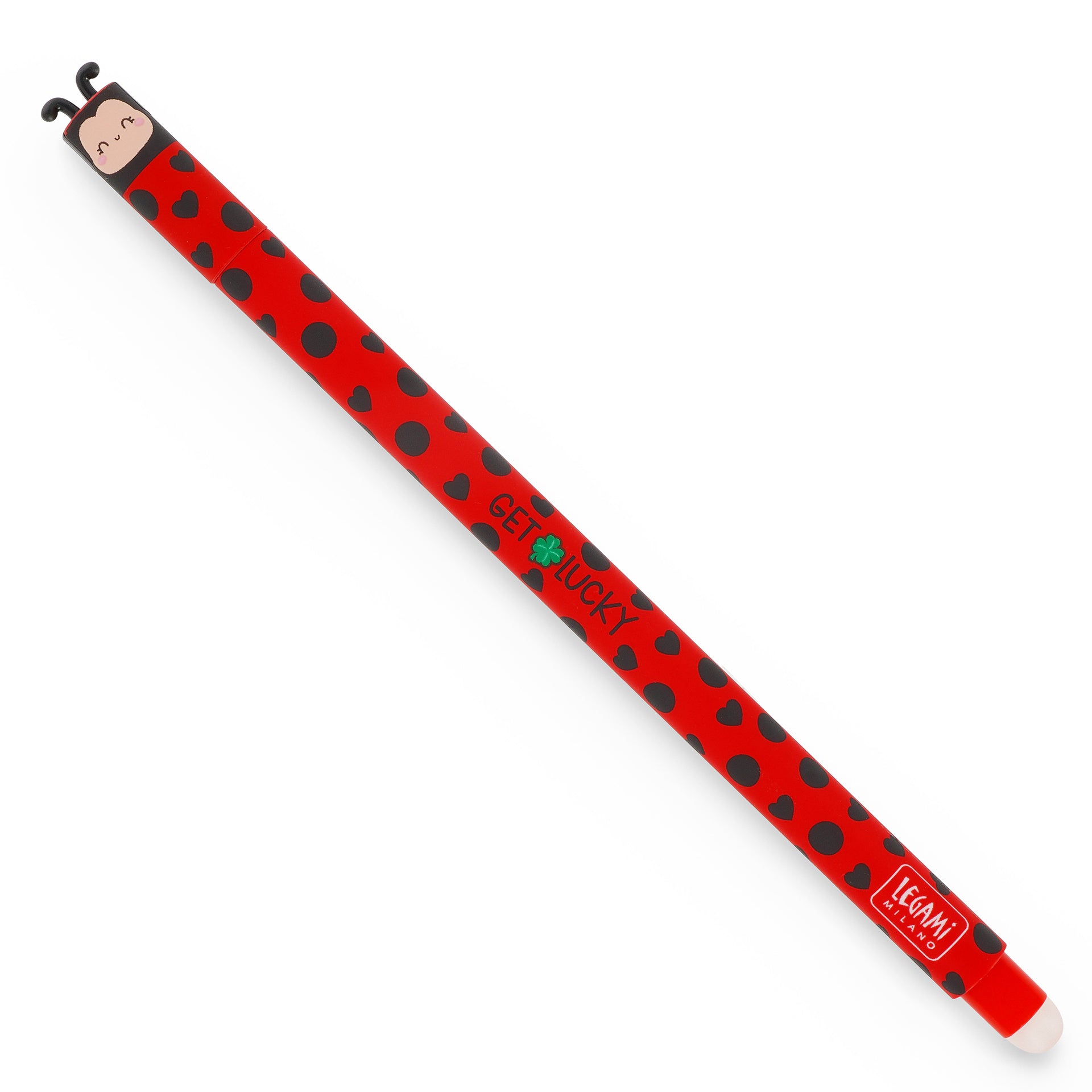 Stylo à Encre Gel Effaçable Ladybug Coccinelle « Get Lucky» - Erasable Pen