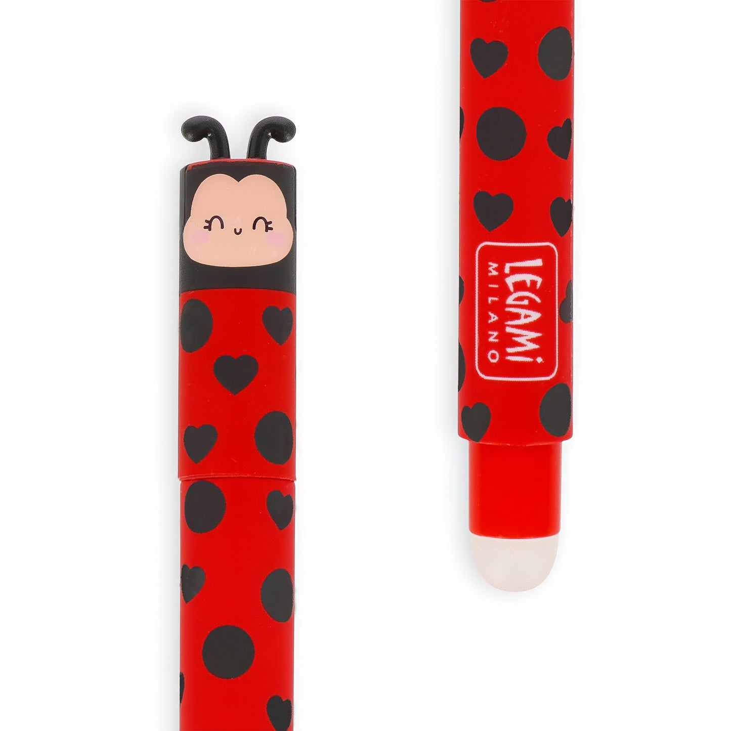Stylo à Encre Gel Effaçable Ladybug Coccinelle « Get Lucky» - Erasable Pen