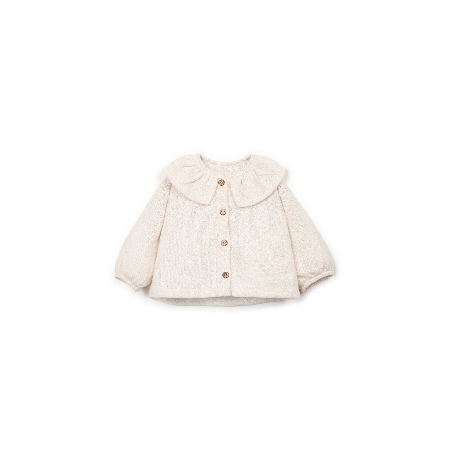Gilet en maille avec col