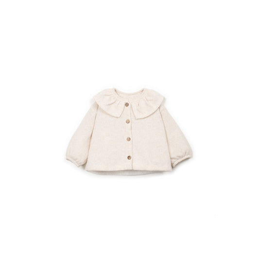 Gilet en maille avec col