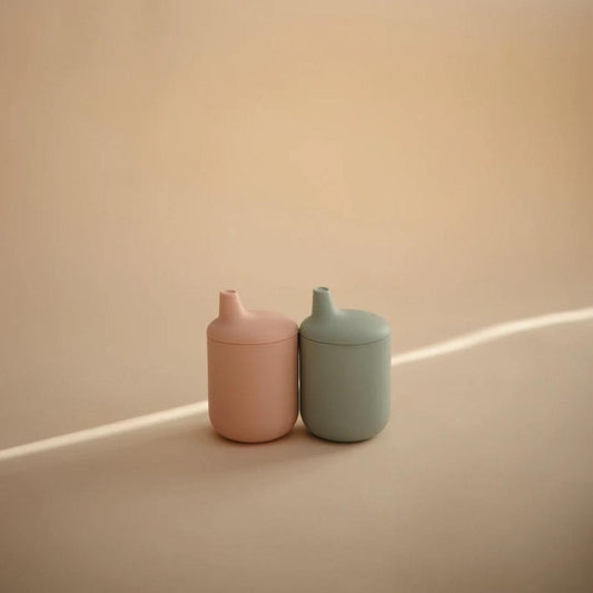 Gobelet d’apprentissage en silicone – Blush