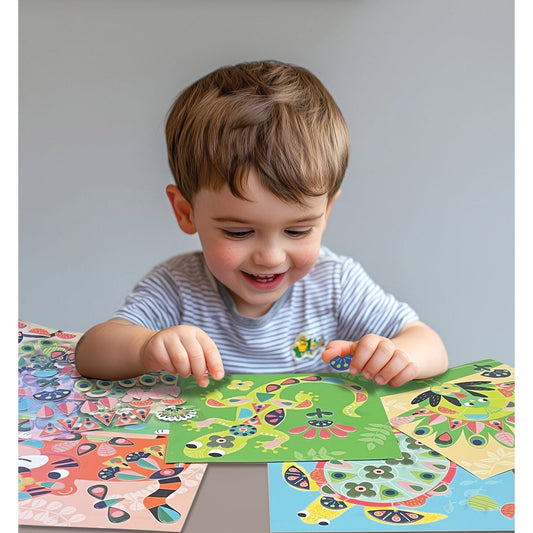 Gommettes repositionnables "Dans ma savane"