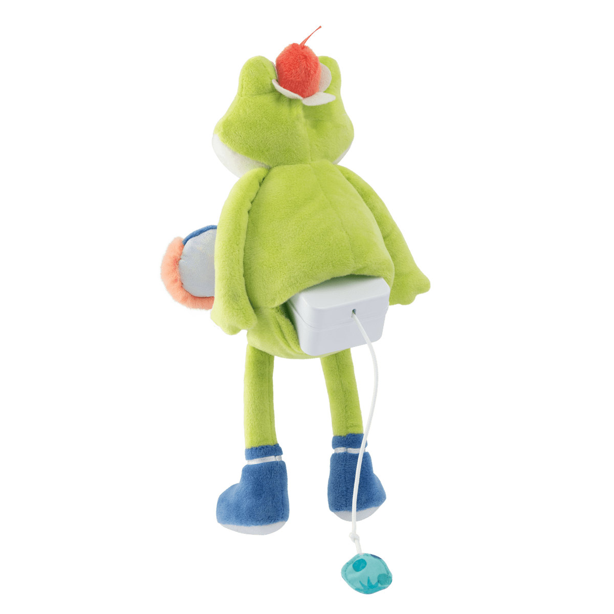 Moulin Roty Régina musical plush frog with detachable music box