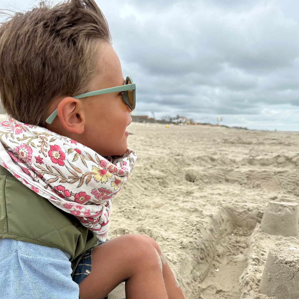 Foulard Adulte Dheli Blé 100 cm