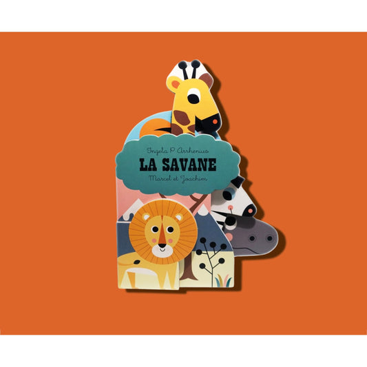 Imagier bébé tout-carton La Savane
