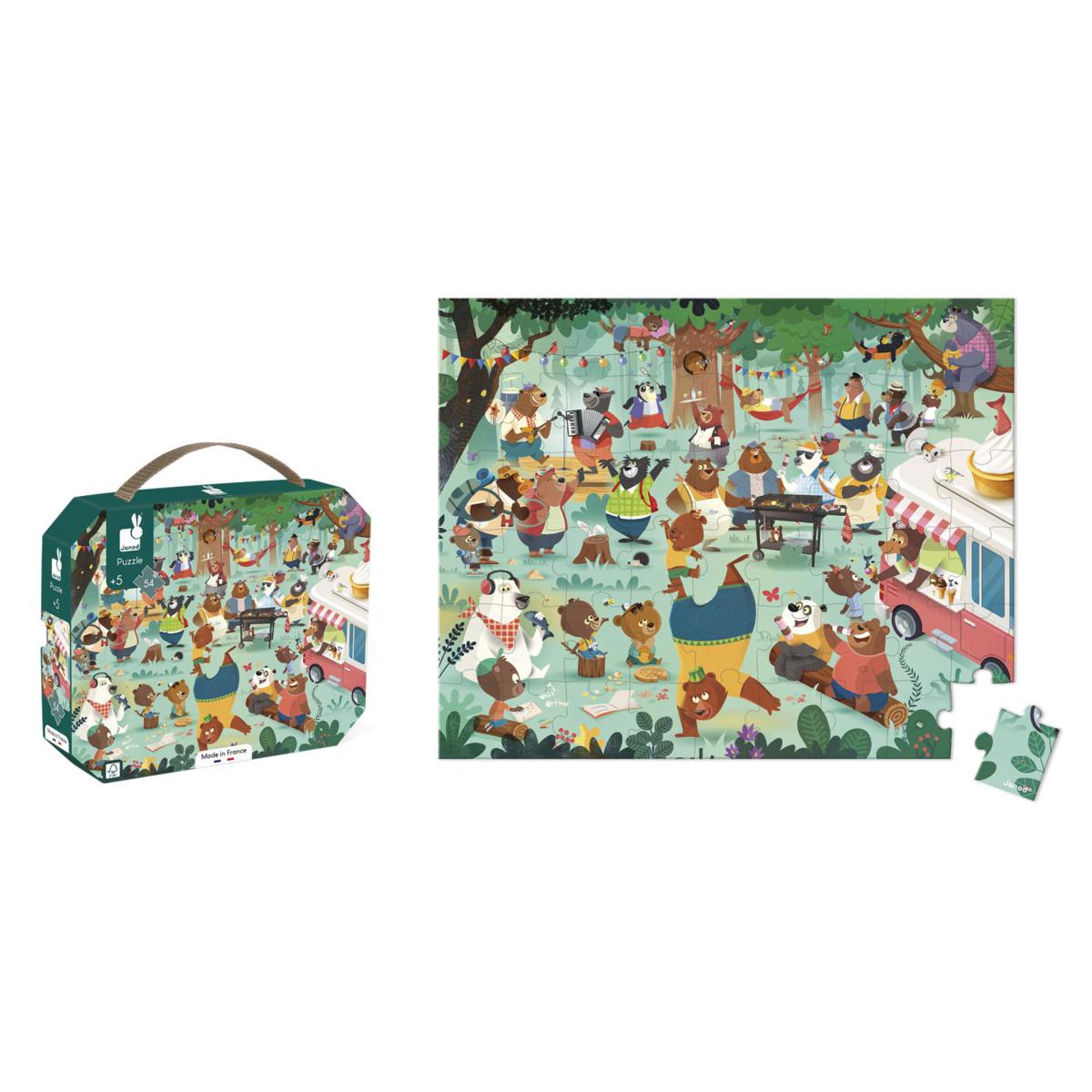 Puzzle la cousinade des ours - 54 pièces