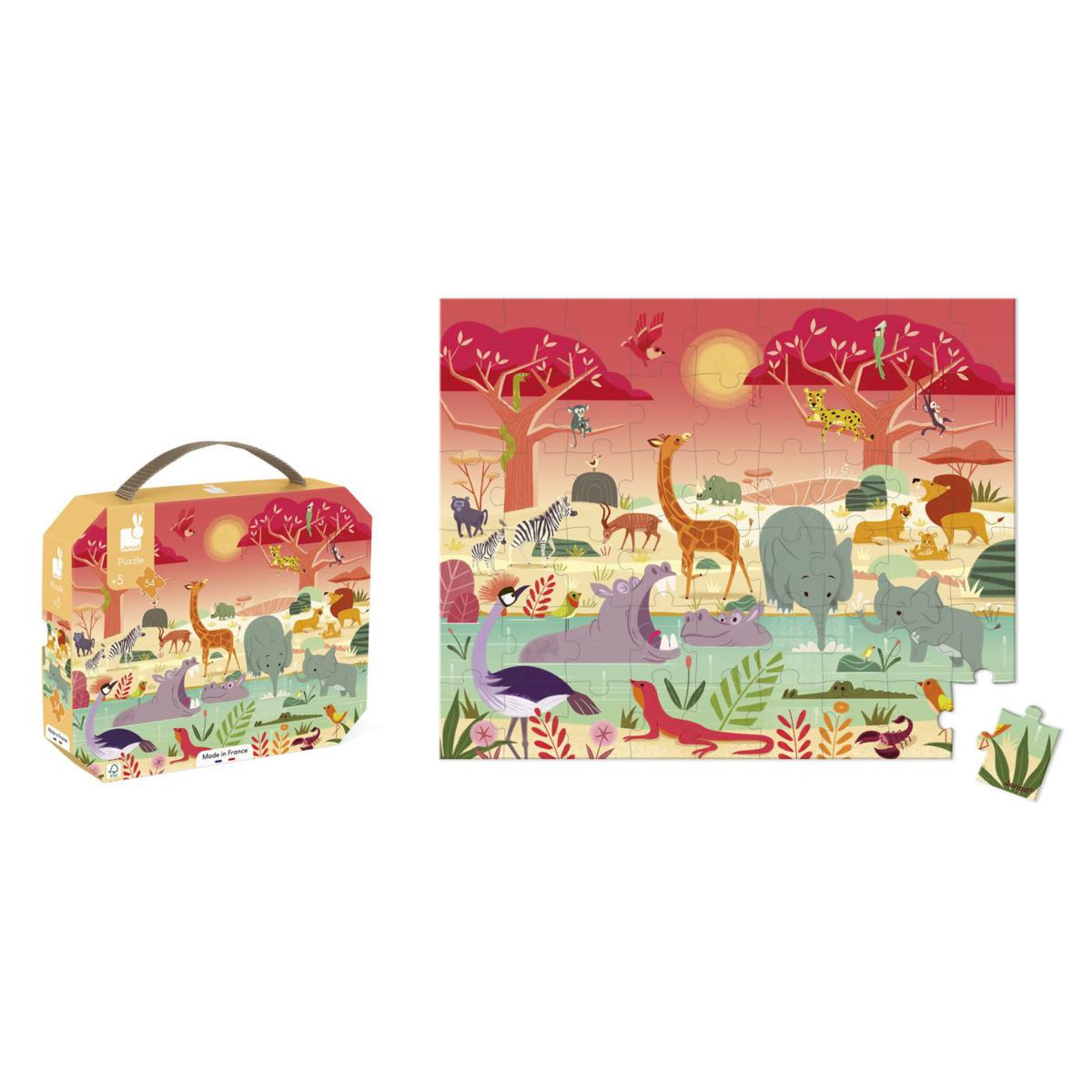 Puzzle La Réserve Animalière 54 pièces