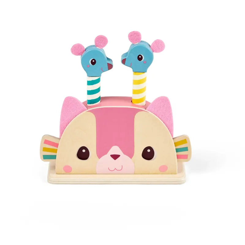 Jouet en bois pop-up Jeanne le chat