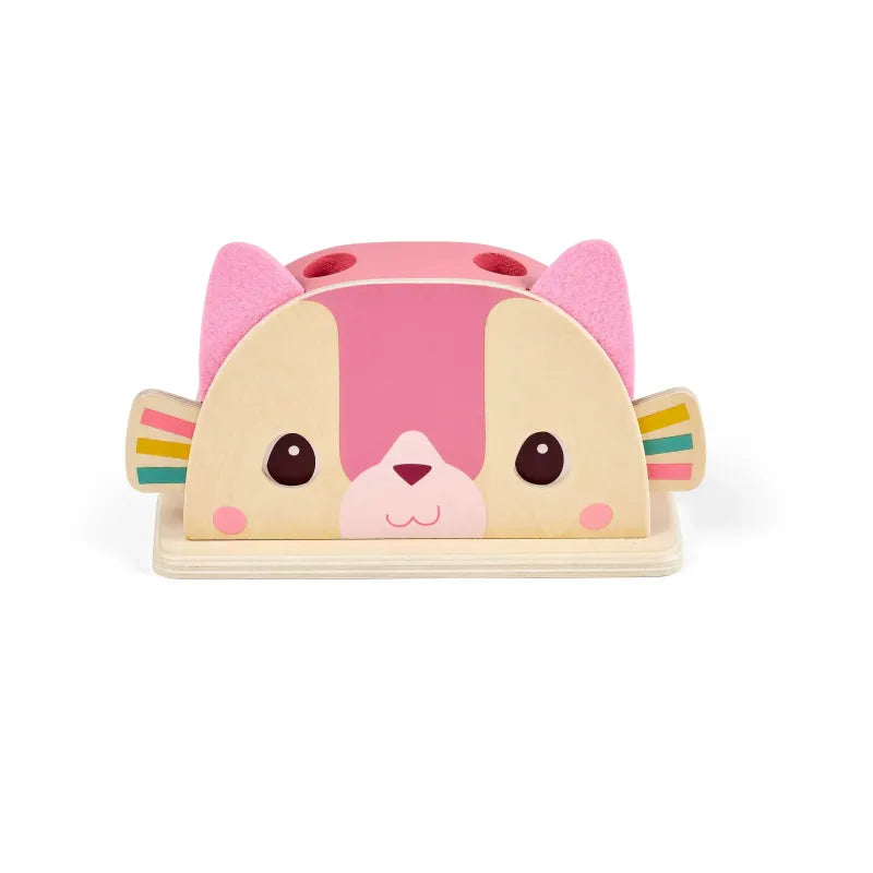Jouet en bois pop-up Jeanne le chat