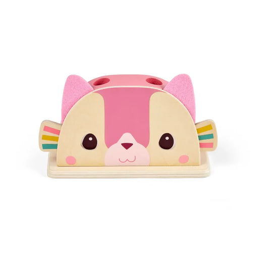 Jouet en bois pop-up Jeanne le chat
