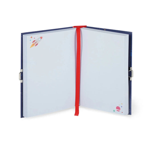 Journal Intime avec Couverture Rigide Illustrée et Cadenas - Espace - My Secret Diary