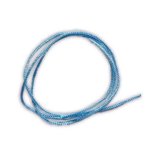 Light blue speckled braided cord string for DIY children's jewelry making
