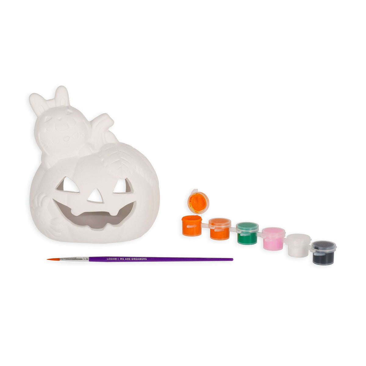 Kit de décoration bougeoir Halloween Bunny à peindre