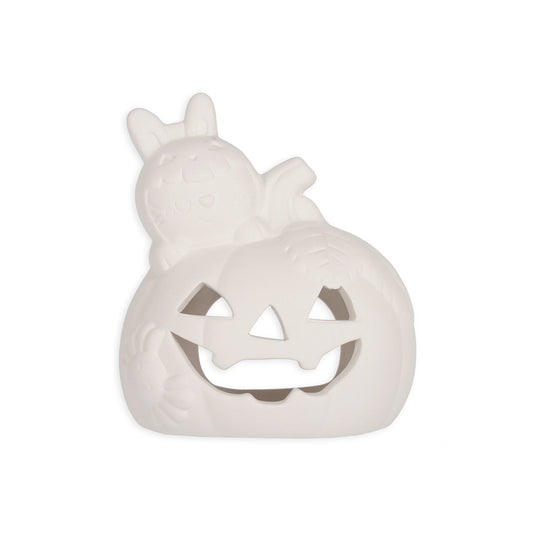 Kit de décoration bougeoir Halloween Bunny à peindre