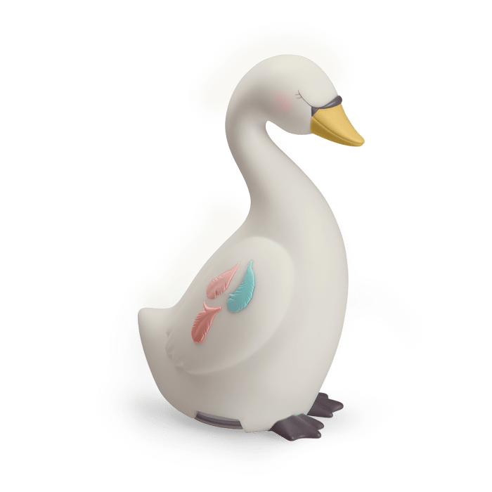 Lampe veilleuse Cygne - La petite école de danse