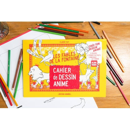 BlinkBook Le Cahier de Dessin Animé - Les Fables de La Fontaine