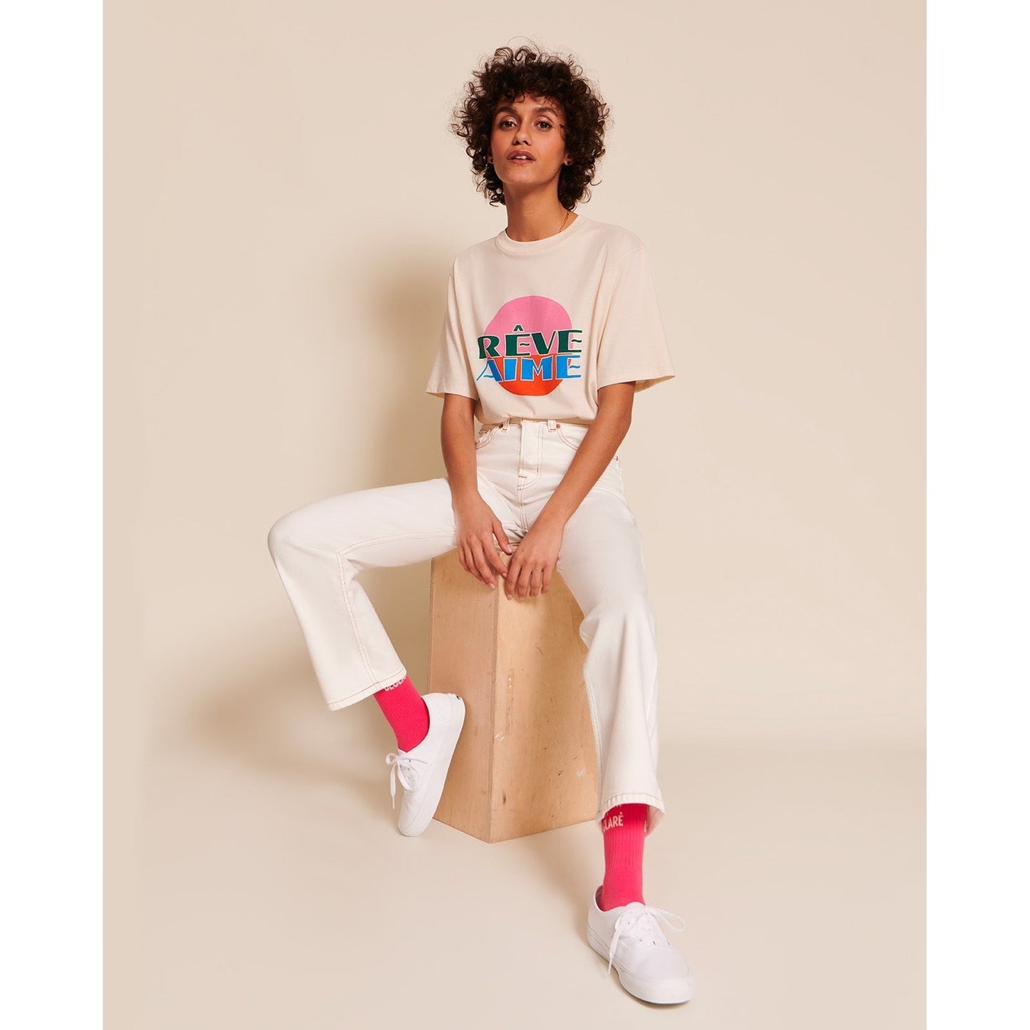 Les chaussettes L'amour est déclaré - rose